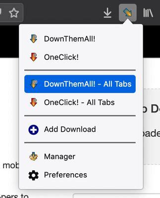 DownThemAll! – Get this Extension for Firefox (en